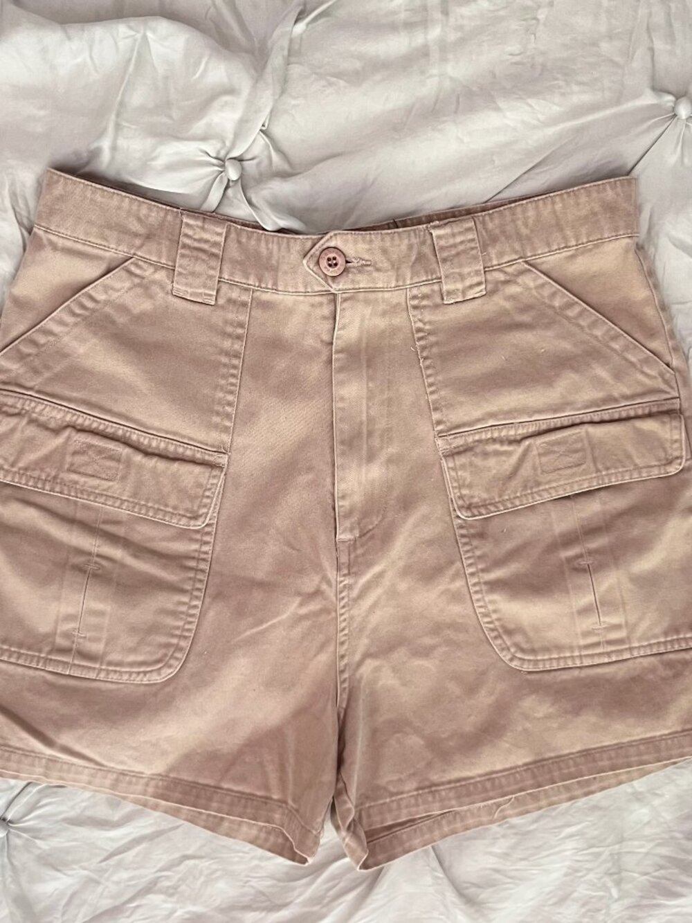 Vintage Cotton Cargo Shorts